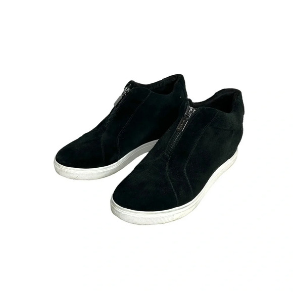 BLONDO Glenda Suede Platform Sneaker Bootie Sz 9 Black Waterproof - Picture 3 of 15